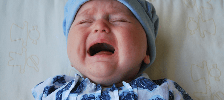 imagen bebé llorando